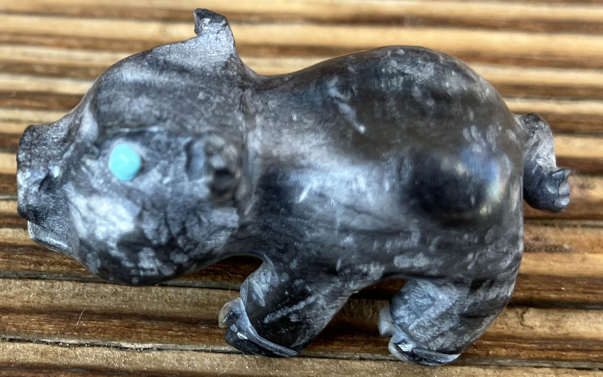 Bernie Laselute | Zuni Wild Pig Fetish | Penfield Gallery of Indian Arts | Albuquerque, New Mexico